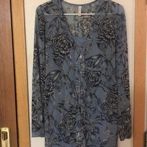 Xhilaration Chiffon Floor Length Dress